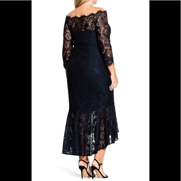 CITY CHIC Estella Off the Shoulder Dress NWT - Picture 6 of 8